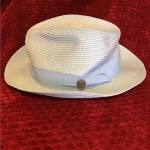 Bruno capelo pinch front straw hat